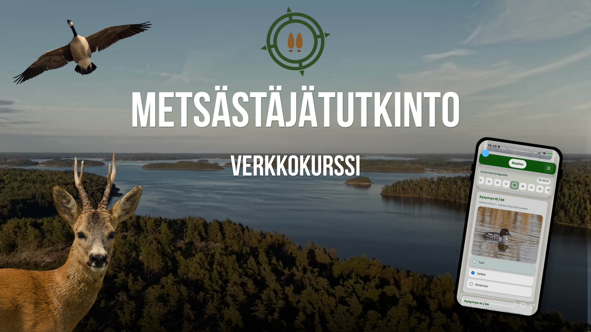 Riistapolku Grundkursen: onlinekurs för jägarexamen